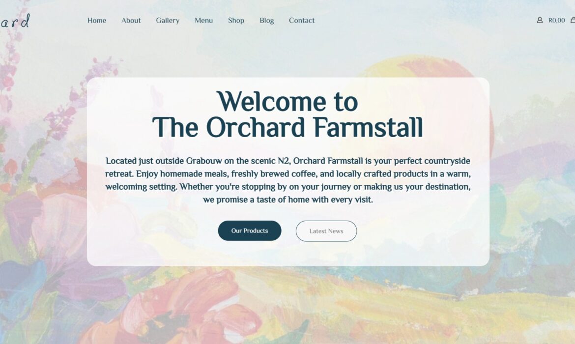Welcome to The Orchard Farmstall: a warm, inviting countryside retreat.